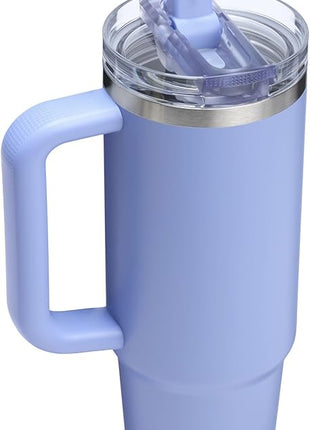 STANLEY Quencher ProTour Flip Straw Tumbler with Leakproof Lid | Built-In Straw & Handle | Cupholder Compatible for Travel | Insulated Stainless Steel Cup | BPA-Free