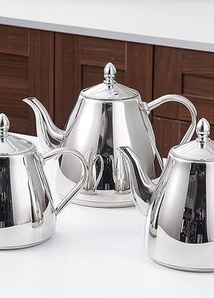 SANQIAHOME Stainless Steel Teapot with Infuser 1500ml