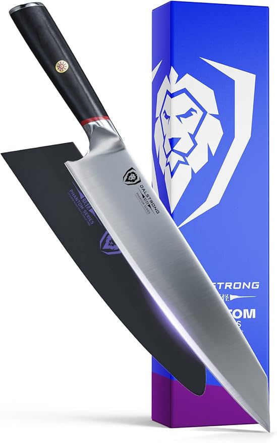 Dalstrong Kiritsuke Chef Knife - 9.5 inch - Phantom Series - Japanese High-Carbon AUS8 Steel Kitchen Knife - Pakkawood Handle Kitchen Knife - Asian Cooking Knife - Sheath Included