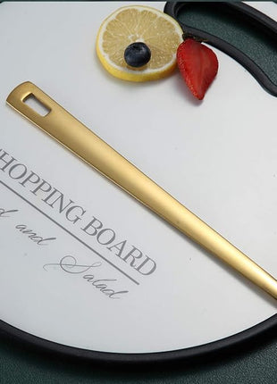 Gold Spatulas, Berglander Slotted Turner Titanium Gold Plating, Metal Turner For Cooking, Kitchen Barbecue Spatulas, Dishwasher Safe, Easy to Clean