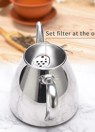 SANQIAHOME Stainless Steel Teapot Coffee Servers 2000ml