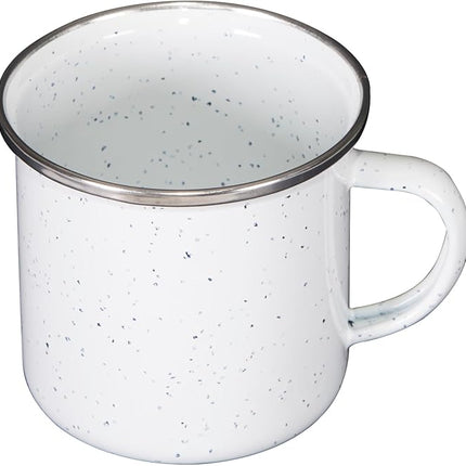 Stansport Deluxe 24-Piece Enamel Tableware Set - Enamel Plates and Bowls Lightweight and Durable Camp Dish Set for Camping and Backpacking Plates and Bowls for 4 People