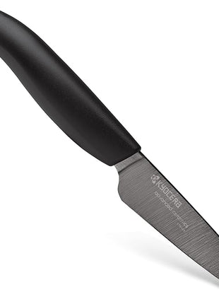 Kyocera Revolution 3pc ceramic knife set, 6", 5" and 3", Black