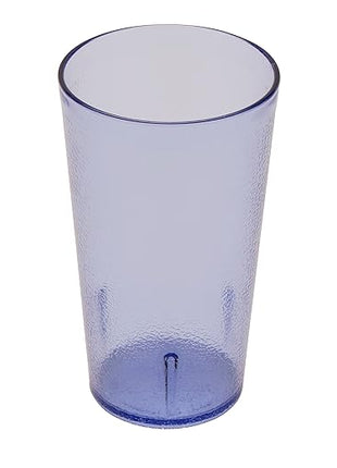G.E.T. 6612-1-BL-EC Heavy-Duty Plastic Restaurant Tumblers, 12 Ounce, Blue (Set of 4)