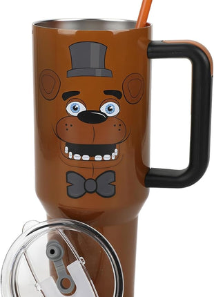Bioworld Five Nights at Freddy's Freddy Fazbear 40 Oz Stainless Steel Tumbler