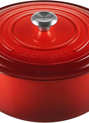 Le Creuset Enameled Cast Iron Signature Round Dutch Oven, 9 qt., Cerise