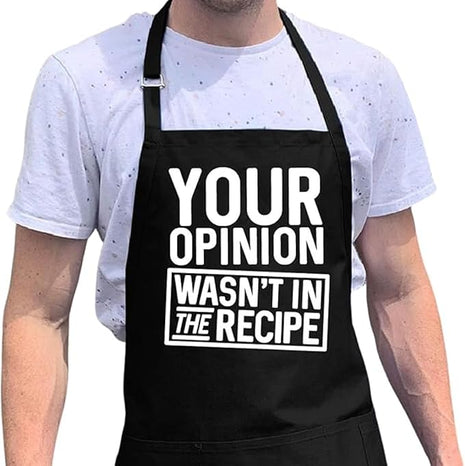ApronMen - Funny Apron For Men - BBQ Gifts for Men & Unique Gifts for Fathers - Mens Aprons for Grilling