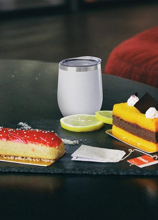 MEWAY 12oz Wine Tumbler 16 Pack Bulk Gifts for Women,Double Wall Vacuum Stainless Steel Travel Mug with Lid,Insulated Stemless Wine Cup Glass for Coffee,Cocktails,Drinks(Sliver,Set of 16)