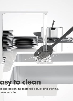 4 Pieces Silicone Spatula Set, Food Grade Rubber Spatula, Upgrade Strong Handle with Ergonomic Grip, Heat Resistant for Nonstick Cookware, Cooking