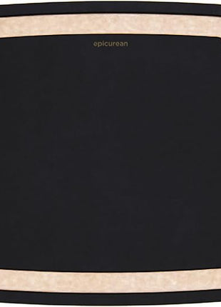 Epicurean Gourmet Series Cutting Board with Juice Groove 14.5-Inch by 11.25-Inch, Slate/Natural