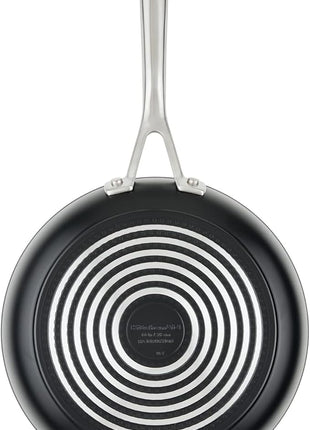 KitchenAid Hard Anodized Induction Nonstick Frying Pan Set/Skillets, 8.25 Inch and 10 Inch - Matte Black