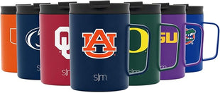Simple Modern Officially Licensed Collegiate University Coffee Mug with Leakproof Lid Insulated Stainless Steel Travel Mug | Scout, Classic Collection | 12oz
