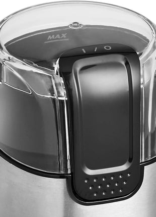 Amazon Basics Electric Coffee Grinder, Coffee Bean and Spice Grinder, With Heavy-Duty Stainless Steel Grind Blades