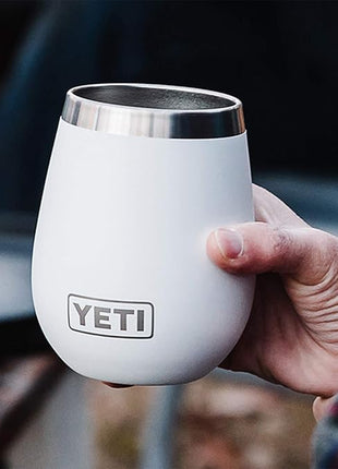 YETI Rambler 10 oz Wine Tumbler, Vacuum Insulated, Stainless Steel, 2 Pack