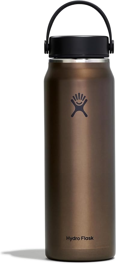 Hydro Flask 32 Oz Lightweight Trail Series Wide Flex Cap Obsidian- Hiking Water Bottle
