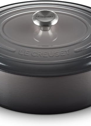 Le Creuset Enameled Cast Iron Signature Oval Dutch Oven, 8 qt., Oyster