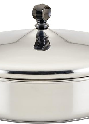 Farberware Classic Stainless Steel Fry Lid, Saute Pan (2.75 Quart), Silver