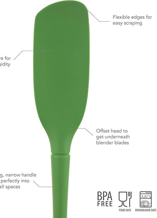 Flex-Core All Silicone Blender Spatula - Heat-Resistant Spatulas for Kitchen Use, Dishwasher Safe & BPA-Free