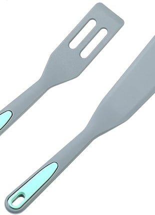 To encounter Mini Brownie Serving Spatula, Bent Icing Spatula, Heat-Resistant Flexible Nonstick Silicone, Set of 2