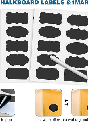 VERONES Large Tall Airtight Food Storage Containers, 10 PACK Plastic Airtight Kitchen & Pantry Organization, Ideal for Flour & Sugar Plastic Canisters with Labels