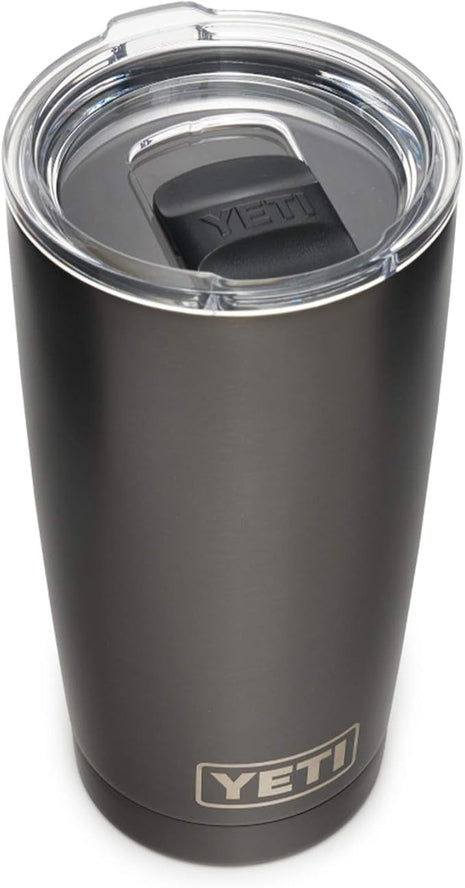 YETI Rambler 20 oz Tumbler Retired Color, Stainless Steel, Vacuum Insulated with MagSlider Lid, Graphite