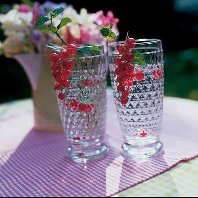 Villeroy & Boch Boston Collection Highball Glass, Crystal Glass, Made in Germany, 13 oz capacity, 6.25 x 3 in