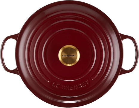Le Creuset Enameled Cast Iron Signature Round Dutch Oven, 7.25 qt., Rhone