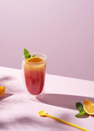 Bodum 15oz Pavina Double Wall High-Heat Borosilicate Glass, Set of 2, Clear