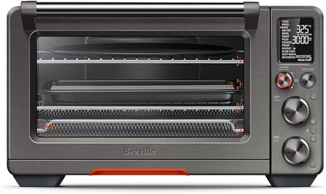 Breville BOV950BST Joule Smart Countertop Oven Air Fryer Pro, Black Stainless Steel