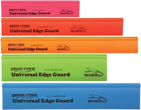 Ergo Chef 5pc Universal Knife Edge Guard Set Multicolored / Multi-sized / for Chef knife, Santoku, Bread, Utility and Paring knives
