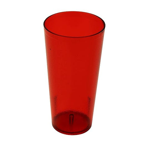 G.E.T. 6624-1-R-EC Heavy-Duty Plastic Restaurant Tumblers, 24 Ounce, Red (Set of 4)