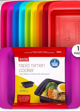 Rapid Ramen Cooker | Microwavable Cookware for Instant Ramen | BPA Free and Dishwasher Safe | Perfect for Dorm, Small Kitchen or Office | Purple