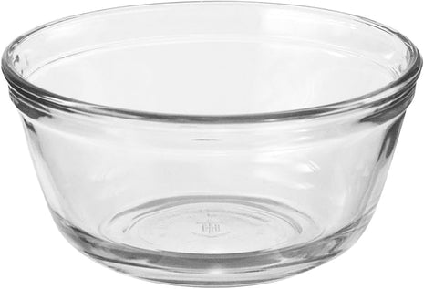 Anchor Hocking 4-Quart Glass Mixing Bowl, Set of 2, Clear