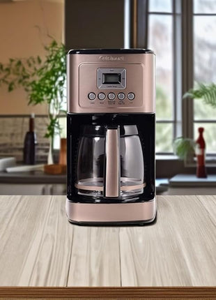 Cuisinart Coffee Maker, 14-Cup Glass Carafe, Fully Automatic for Brew Strength Control & 1-4 Cup Setting, Stainless Steel, DCC-3200UMB, Umber