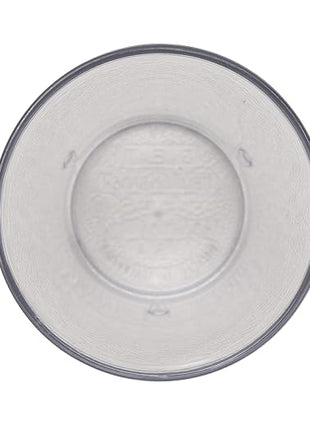 GET Unbreakable Stackable Restaurant Plastic Tumbler/Cup (Set of 12) 9.5 Ounce Clear | For Restaurants and Home, Dishwasher Safe, BPA Free