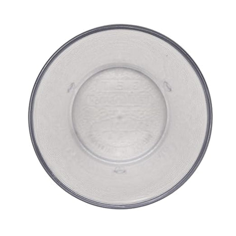 GET Unbreakable Stackable Restaurant Plastic Tumbler/Cup (Set of 12) 9.5 Ounce Clear | For Restaurants and Home, Dishwasher Safe, BPA Free