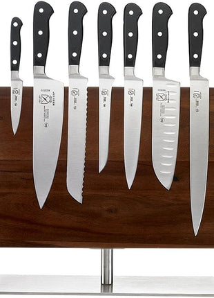 Mercer Culinary 8-Piece Renaissance Board 7 Magnetic Knife Set, 14 1/8 x 10 1/4, Stainless Steel