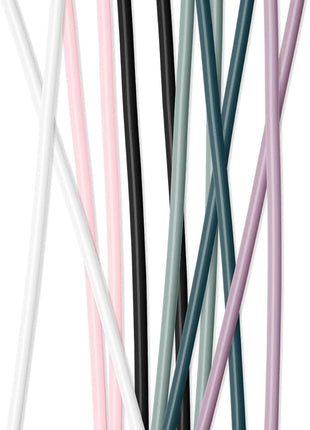 Simple Modern Plastic Reusable Straws | BPA Free and Waste Reducing Straw for Tumblers and Travel Mugs | Classic Collection | 12 Pack | Assortment 1