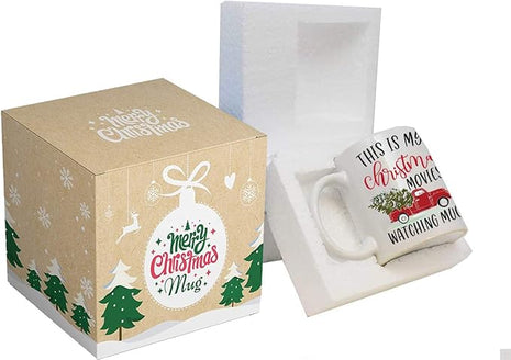 BLUE RIBBON Christmas Gifts, This is My Christmas Movies Watching Mug, in Decorative Box