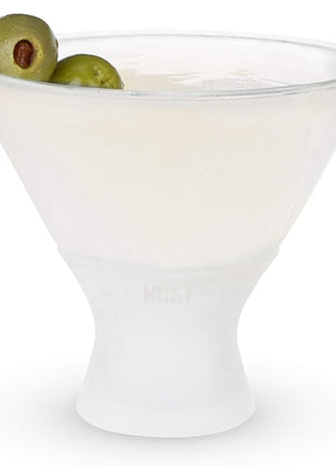 Host Stemless Martini Glasses, Cocktail Glasses, Double Walled Insulated Drinking Glass, Frozen Cups to Keep Your Drinks Cold, Set of 2