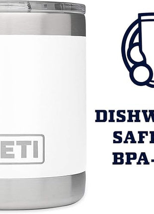 YETI Rambler 10 oz Lowball, Vacuum Insulated, Stainless Steel with MagSlider Lid