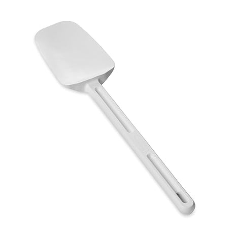 Rubbermaid Commercial Products Cold Temperature Spoon Spatula, 13.5 Inch, Clean-Rest Design , White