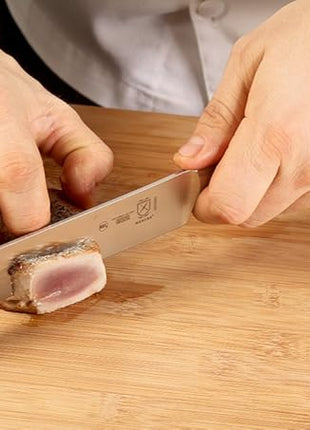 Mercer Culinary 8-Piece Renaissance Board 7 Magnetic Knife Set, 14 1/8 x 10 1/4, Stainless Steel