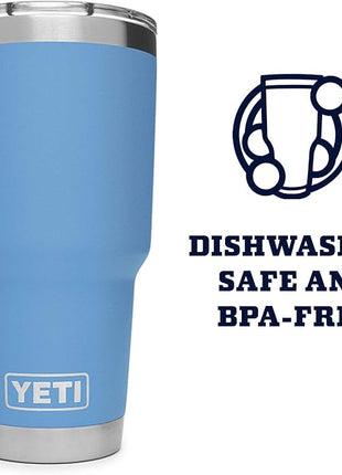 YETI Rambler 30 oz Stainless Steel Vacuum Insulated Tumbler w/MagSlider Lid