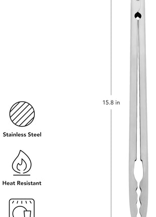 KitchenAid Stainless Steel Long Tongs, 14 Inch