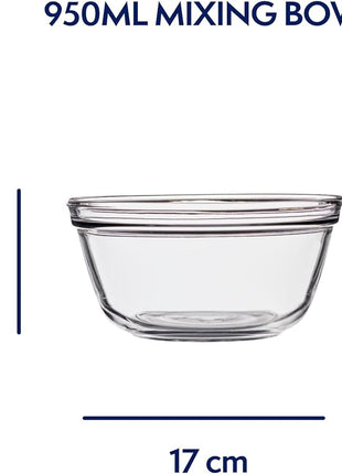 Anchor Hocking Glass Mixing Bowl, 1-Quart