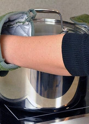 DII Basic Terry Collection 100% Cotton Quilted, Oven Mitt, Sage, 2 Piece