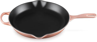 Le Creuset Enameled Cast Iron Signature Round Skillet, 11.75", Peche