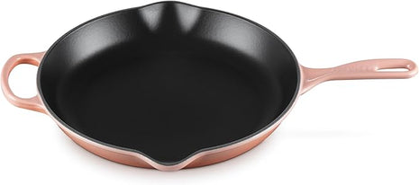Le Creuset Enameled Cast Iron Signature Round Skillet, 11.75", Peche