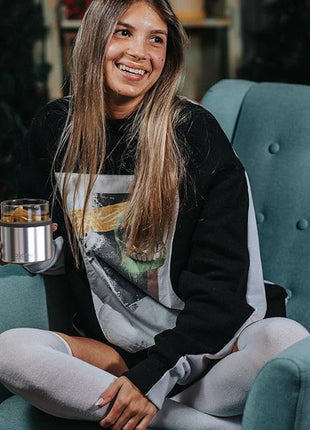 asobu Whiskey Sleeve Glass – Insulated Bourbon Tumbler with Premium Rocks Glass, BPA-Free, Double-Wall Stainless Steel, Keeps Drinks Cold Longer, 10.5oz